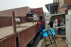 杭州搬家公司設備搬遷 杭州工廠大型設備搬遷現場